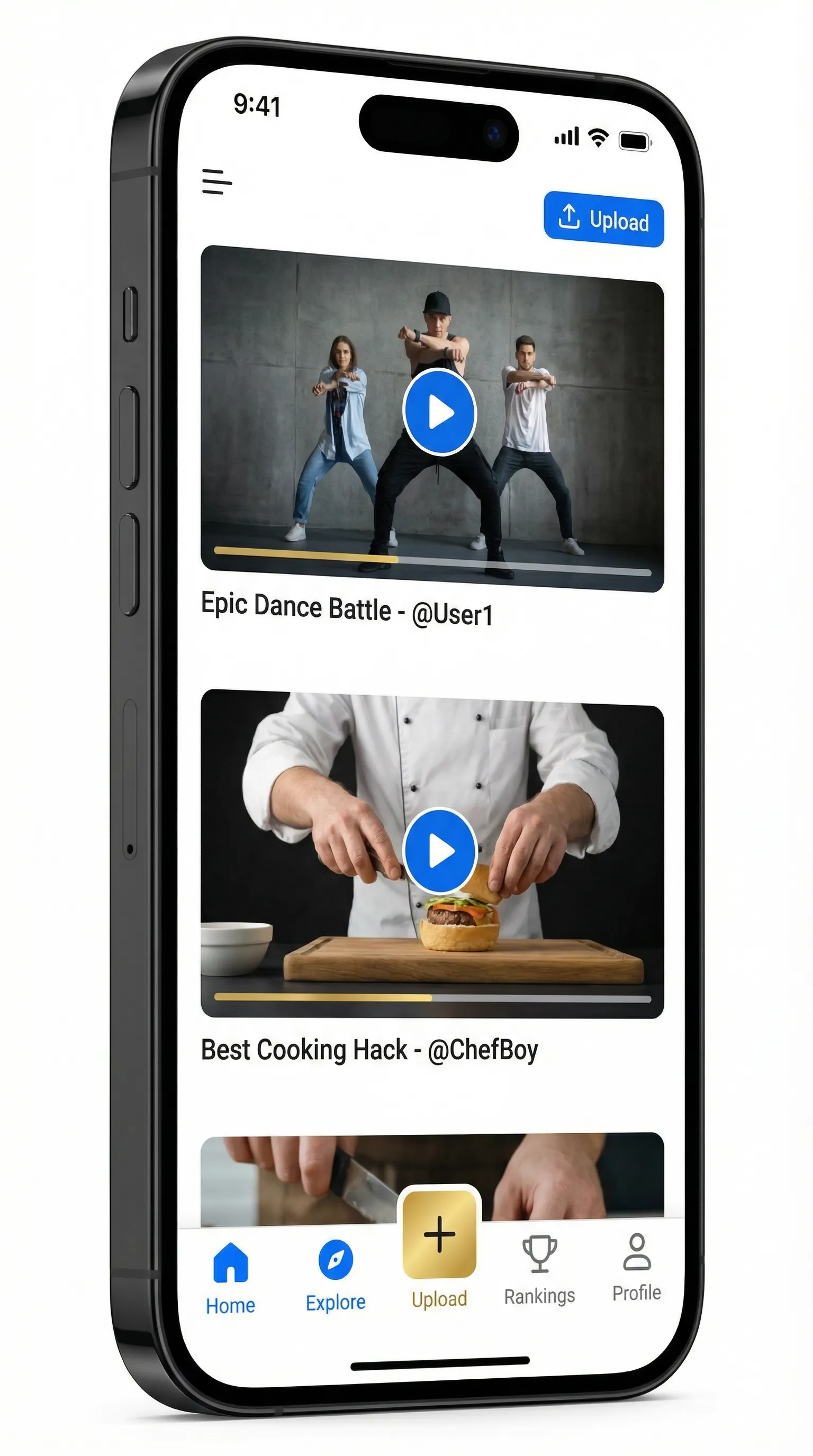 avdebut 移动端APP界面展示